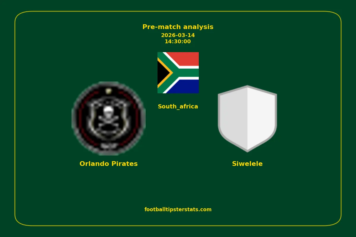 Pre-match analysis: Orlando Pirates vs Siwelele on 2026-03-14